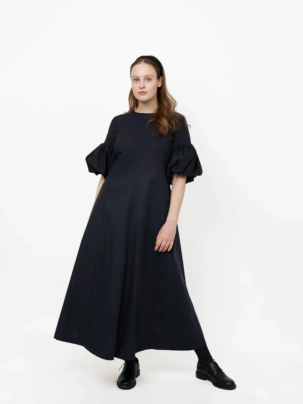 【美品】BALLOON SLEEVE I LINE DRESS BALLOON SLEEVE I LINE DRESS